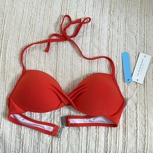 Cupshe S Orange Twist Bikini Too